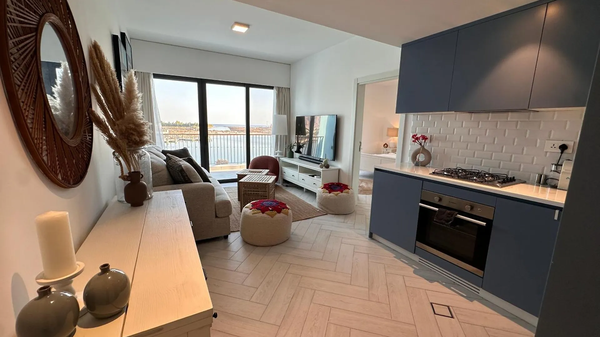 עקבה Chic One-Bedroom With Sea View דירה