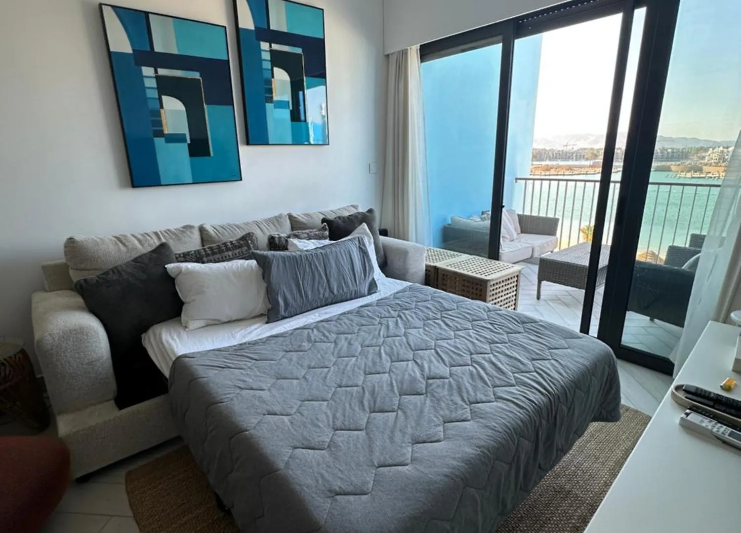 עקבה Chic One-Bedroom With Sea View ירדן